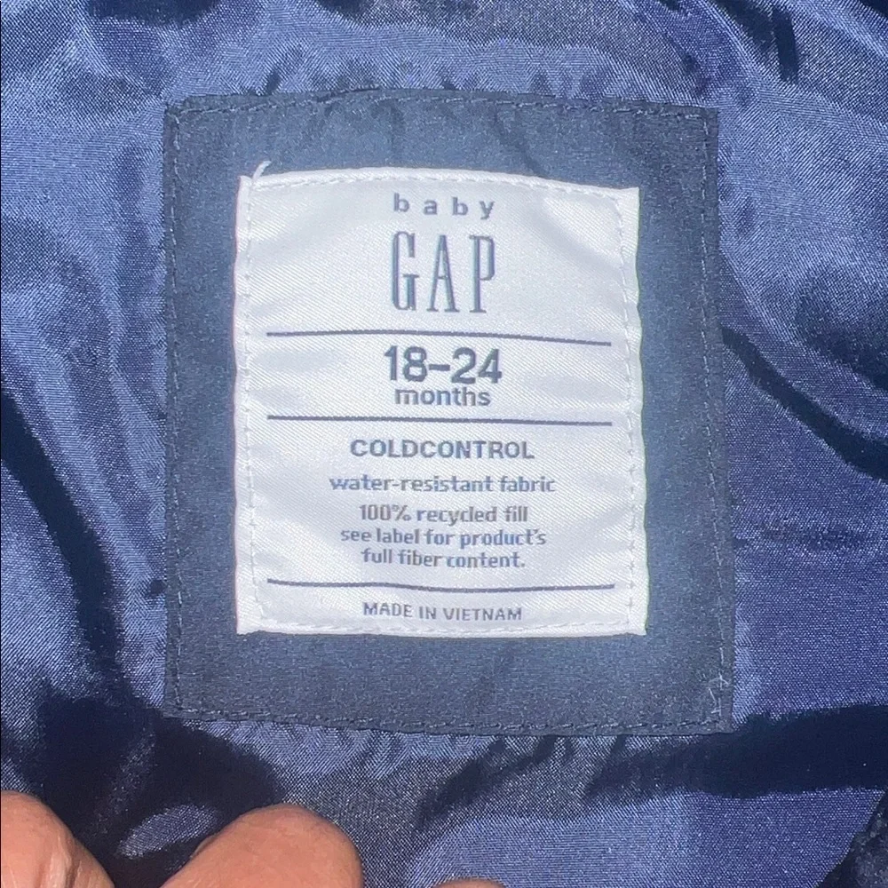 GAP Navy Baby Vest size 18-24 Months
